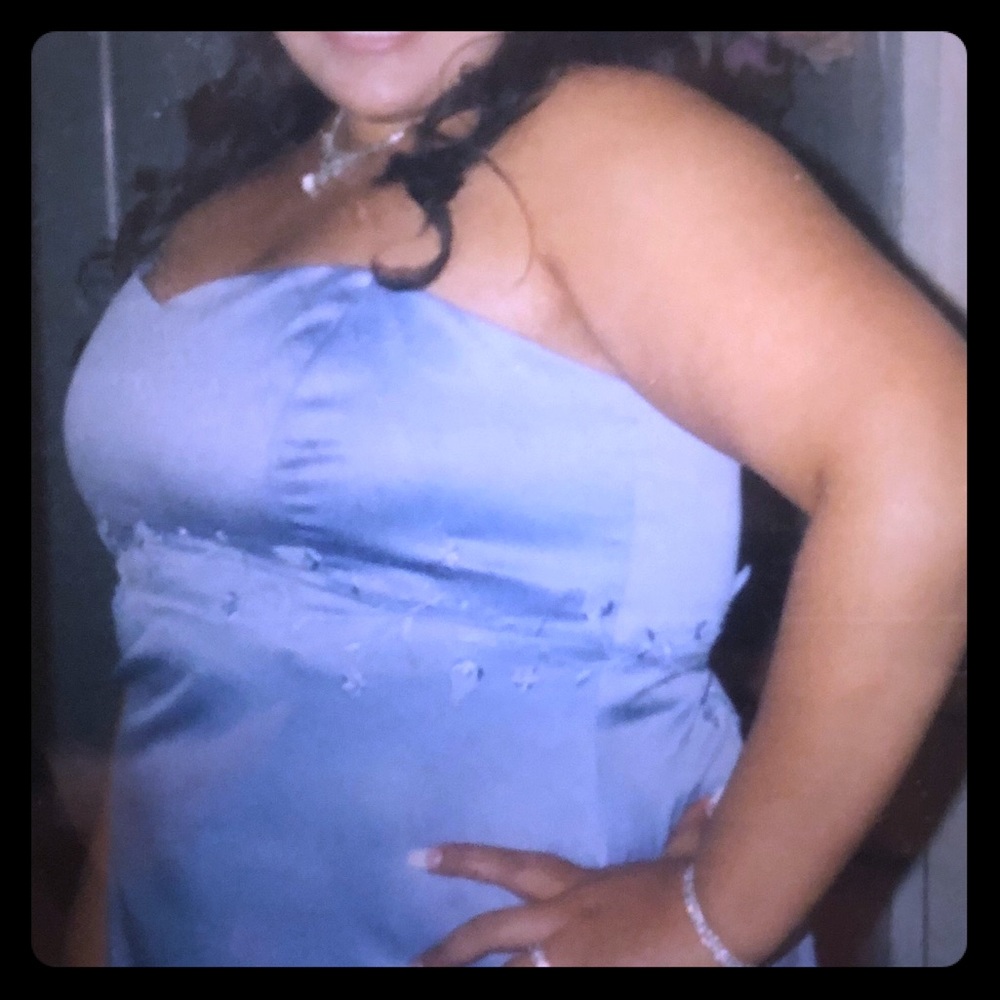 Size 18 elegant formal dress lavender with train